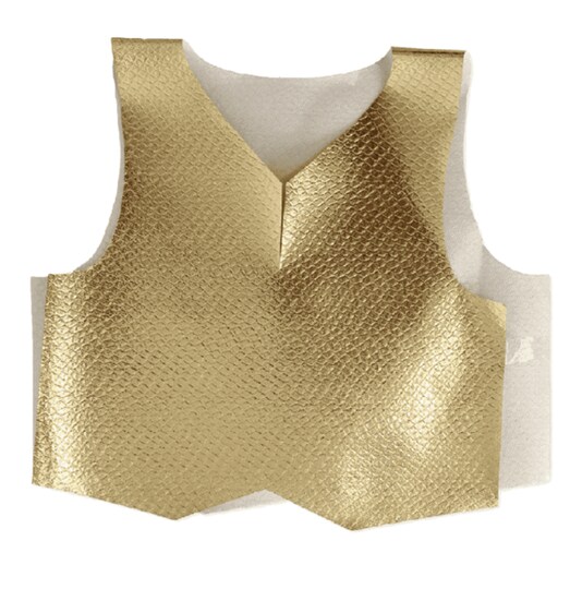 gold dress vest Modern Gold Men's Suit - Peak Lapel, 2-Button, Double Breasted Vest